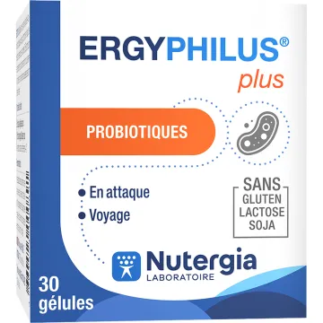 Ergyphilus Plus Probiotiques Nutergia 30 gélules