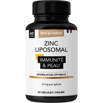 Nat & Form Zinc Liposomal 60 cápsulas
