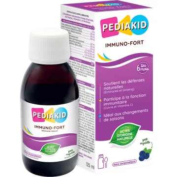 Pediakid Immuno fort sciroppo di mirtillo 125 ml