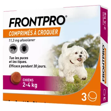 FRONTPRO Afoxolaner 11 mg Cão 2-4kg