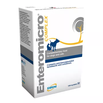 ENTEROMICRO ICF FLORA INTESTINAL PERRO Y GATO laboratorio VETERINARIA MP 32 TABLETAS