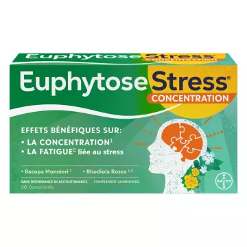 EuphytoseStress Concentration 30 comprimés