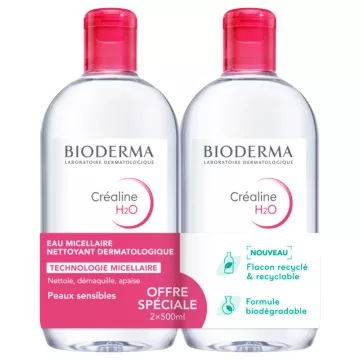 Bioderma Créaline H2O Solução micelar sem perfume