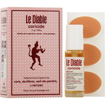 Coricide Le Diable solution cutanée 5ml
