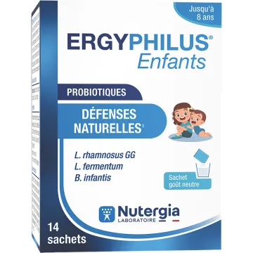 Ergyphilus Bambini Nutergia Probiotiques Défenses Naturelles 14 bustine
