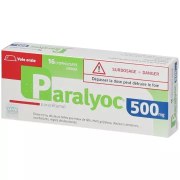 Paralyoc 250 mg ou 500 mg Paracétamol