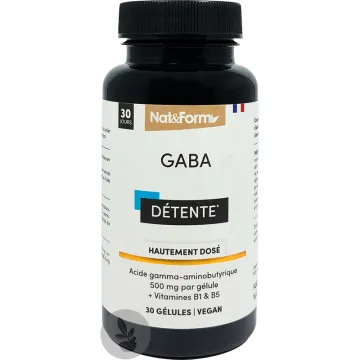Nat & Form Nutraceutique Gaba 30 Capsule