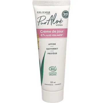 Pur'Aloe Crema facial de aloe vera al 67 % 50 ml