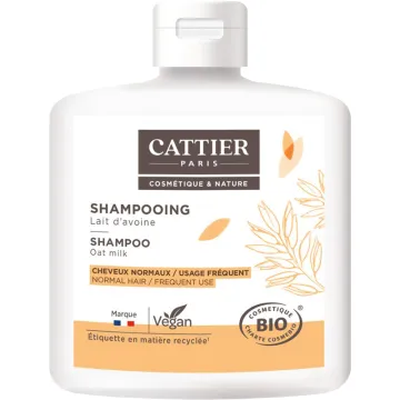 Cattier Shampooing Bio au Lait d'Avoine Usage Fréquent 250 ml