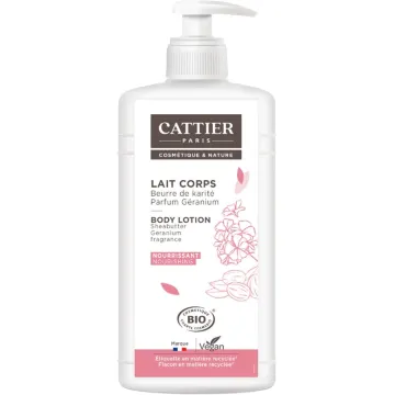 Cattier Voedende Body Lotion Shea Geranium 500ml