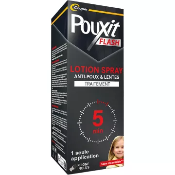 Pouxit Flash Lozione Spray Anti Pidocchi e Lendini 150 ml