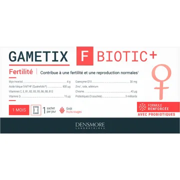 Gametix F Biotic+ Fertilità femminile 30 bustine