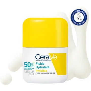 CeraVe Invisible Moisturising Fluid SPF50+ Pelle normale o secca 50ml