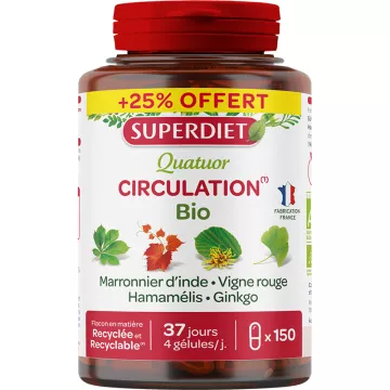Superdiet Quatuor Circulation Bio 120 Kapseln