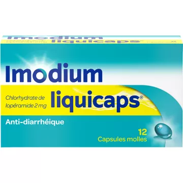 Imodium liquicaps 12 capsules