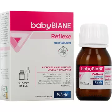 Babybiane Réflexe Nourrisson Gouttes Pileje 30 ml