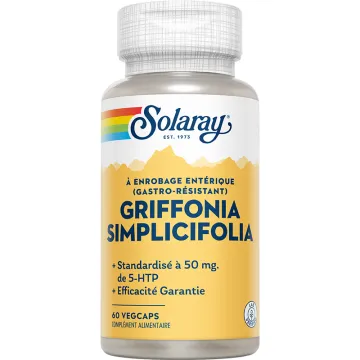 Solaray Griffonia Simplicifolia standardizzata a 50 mg di 5 HTP 60 capsule