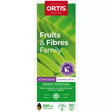 Ortis Frutas y Fibras Acción Suave Jarabe 250 ml