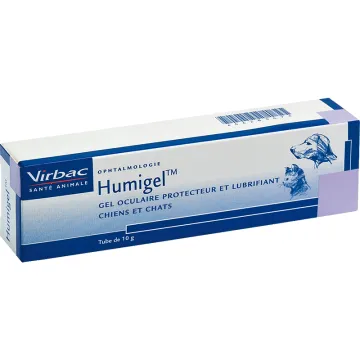 Virbac Humigel Beschermende Ooggel Glijmiddel Kat & Hond 10g