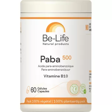 Be-Life Paba 500 Pro-Vitamine B 60 gélules