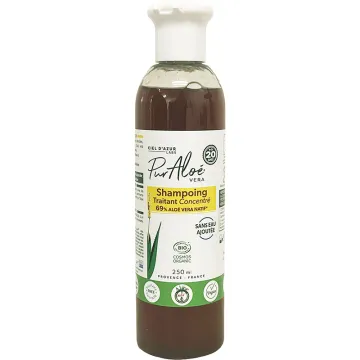 PurAloe konzentriertes Pflegeshampoo native Aloe Vera 69% 250 ml