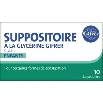 Suppostoire Glycerine Enfant Gifrer /10