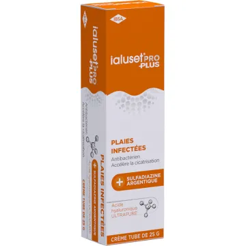 Ialuset Pro Plus Creme Infizierte Wunden 25g