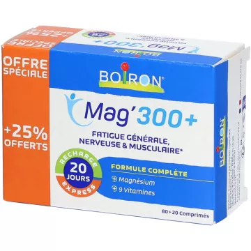 Boiron Magnésium Mag'300+ Nervous or Muscular Fatigue