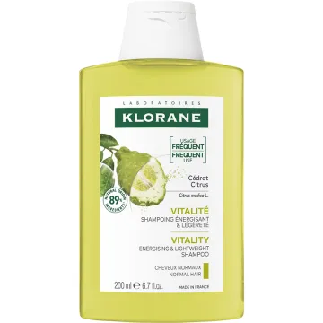 Klorane Cedar Pulp Shampoo new formula 200 ml