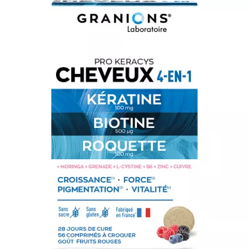 Granions Pro Keracys Cheveux 4-en-1 56 comprimés