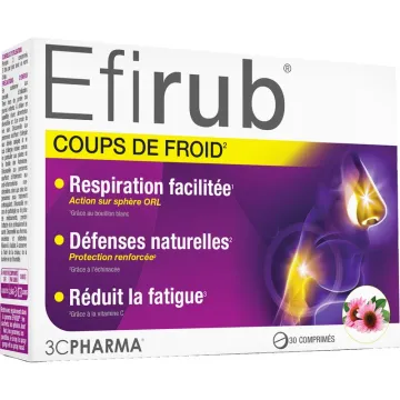 3C Pharma Efirub, 30 comprimidos
