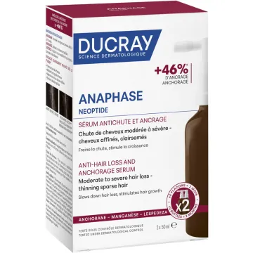 Ducray Anaphase Neoptide Anti-Hair Loss and Root-Strengthening Serum 2x50 ml