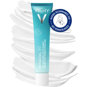 Minéral 89 Gel Sorbet Mat Feuchtigkeitsversorgung 48H Vichy 40ml