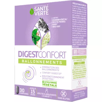 Santé Verte Digestconfort Gonfiore 30 compresse