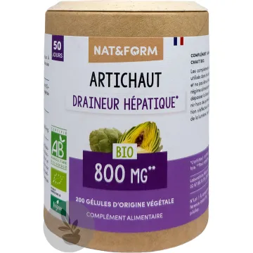 Nat & Form Biologische Artisjok 200 plantaardige capsules