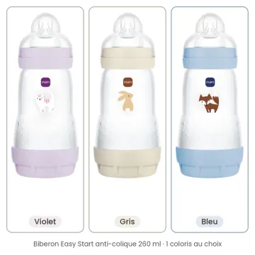 Mam Easy Start Anti-Kolik Flasche Naturfarbe +2 Monate 260 ml