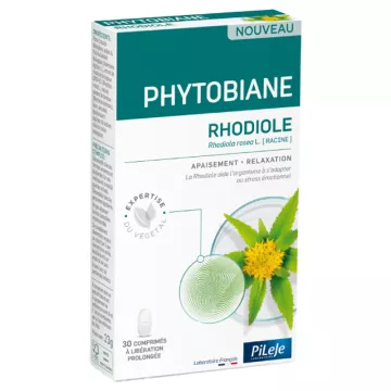 Phytobiane Rhodiole bio 30 comprimés Pileje