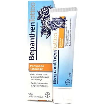 Bepanthen Tattoo, pomada para tatuajes, 30 g