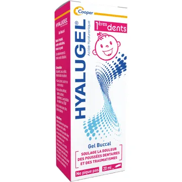 Hyalugel Gel para os primeiros dentes do bebé 20 ml