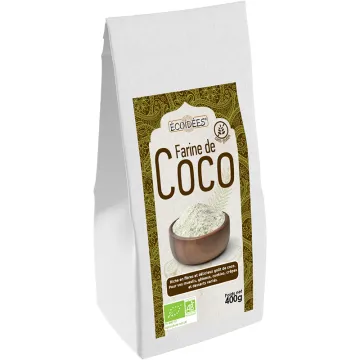 Farina di cocco biologica Ecoidées 400 g