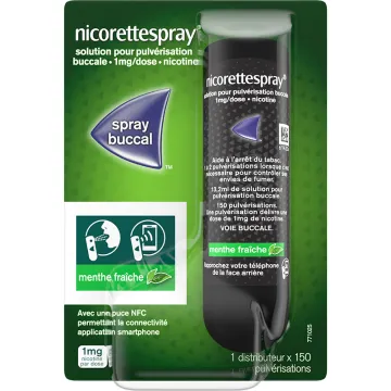 Nicorette Spray 1mg/dose Solution Buccale