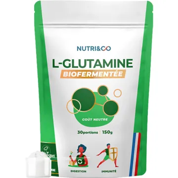 L-Glutamine Biofermentée Nutri&Co 150g