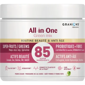 Rutina de Belleza y Antienvejecimiento Granions All-in-One Green Mix 166g