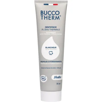 Buccotherm Organic Whitening & Care Tandpasta Mint Smaak
