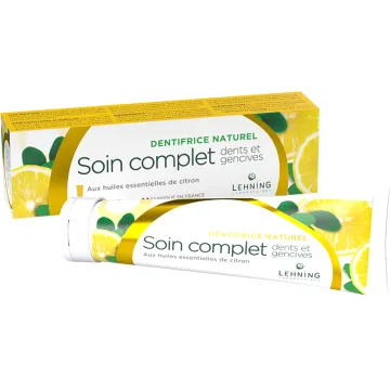 Lehning dentifricio naturale compatibile con l'omeopatia