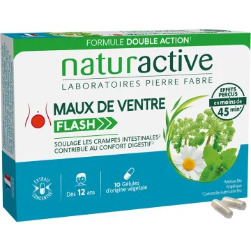 Naturactive Maux de Ventre Flash 10 gélules