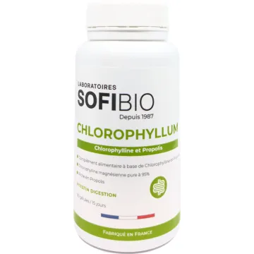SofiBio Chlorophyllum 60 Vegetable Capsules