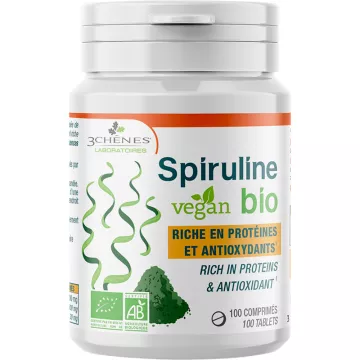 3Chênes Spirulina Vegan Bio 100 tablets