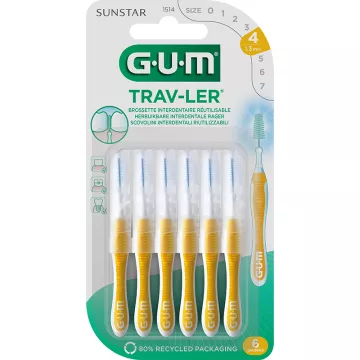 Sunstar Gum Brossette Interdentaire Trav-Ler 1,3 mm