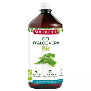 Superdiet Gel Aloe Vera Bio à Boire 1L